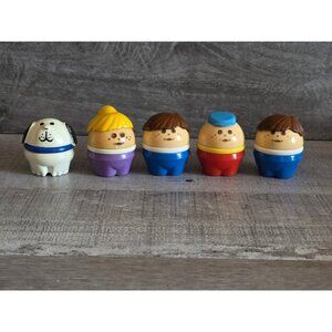 Vtg Little Tikes Toddle Tots Chunky Figures/People Lot of 5 Dog Girl Sailor 257c
